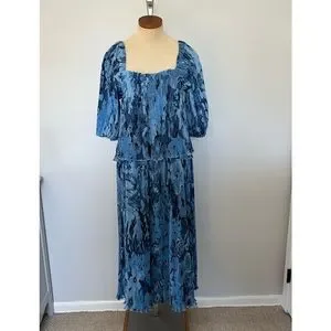 ワンピース GANNI Woman Dress Blue T4096 683 GANNI: Dress woman - Blue | Ganni dress T4096 online at
